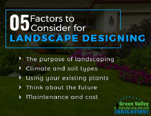 5 Factors to Consider for Landscape Designing